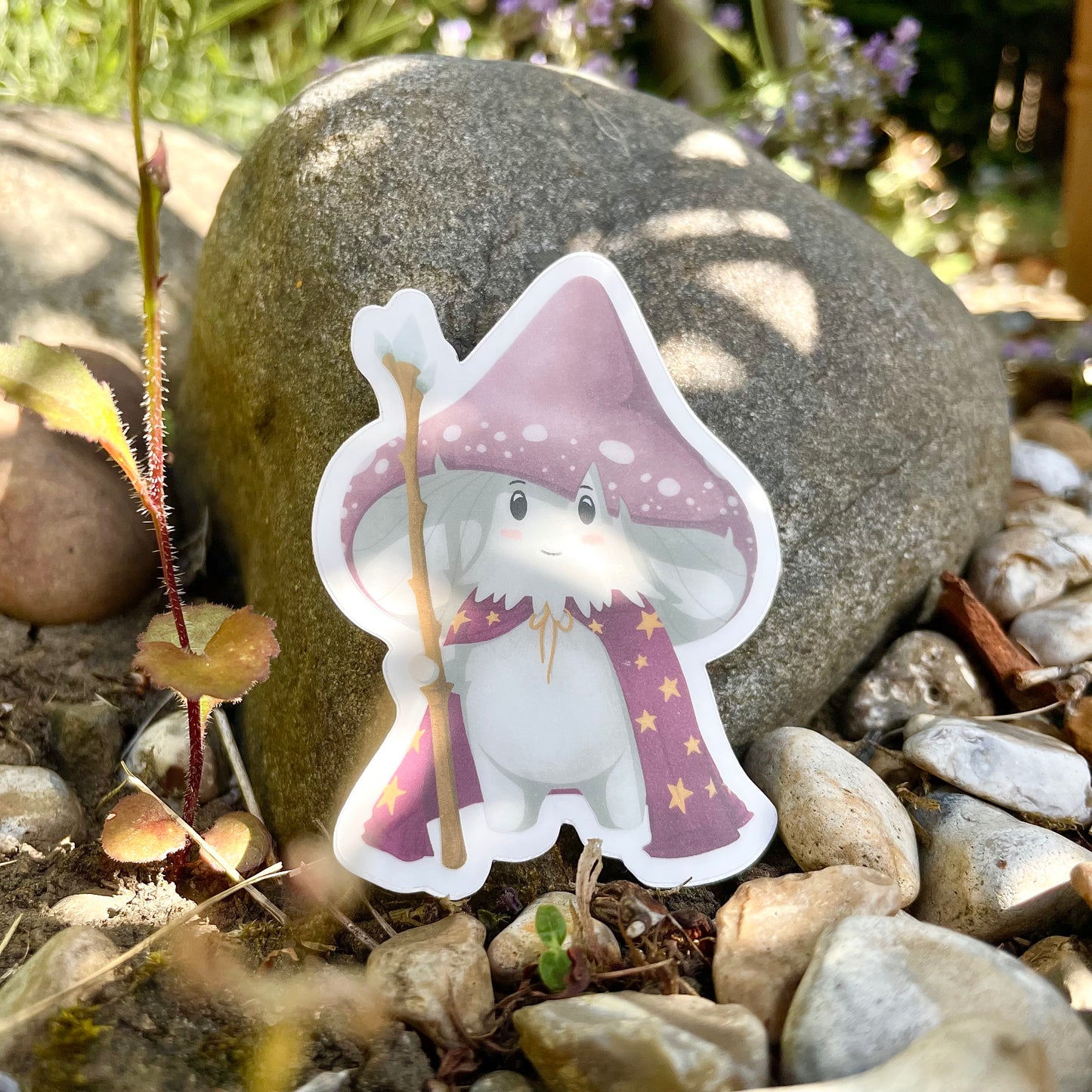 MUSHROOM WIZARD STICKER