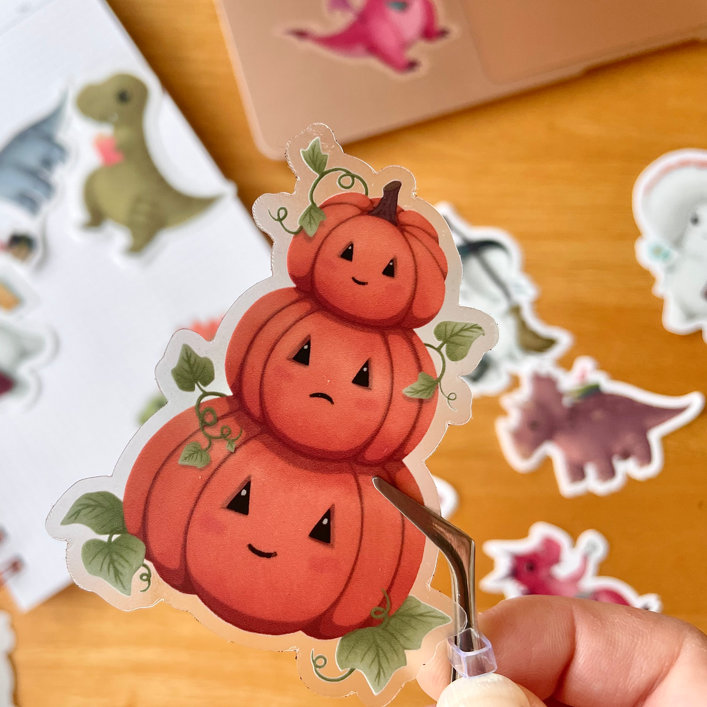 PUMPKIN STACK STICKER