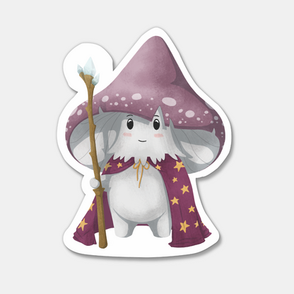 MUSHROOM WIZARD STICKER